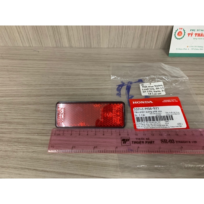 Phản quang đuôi dè sau Vision, Lead 125, SH 13, SP 110, Vario, Fu 18 Led zin