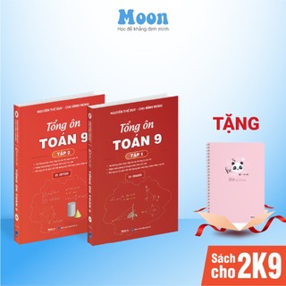 Sách toán 9 ôn thi vào 10, sách ID tổng ôn toán học lớp 9 Moonbook