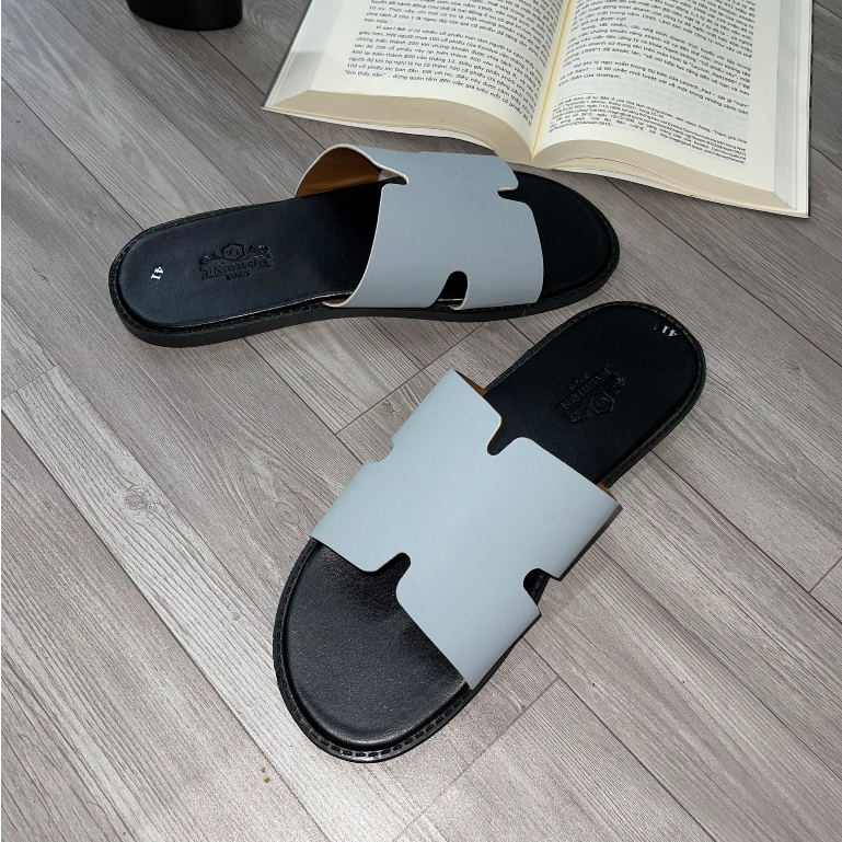 Dép thời trang quai ngang nam chữ h đẹp Hot trend.Hàng sẵn kho đủ màu từ 38-43