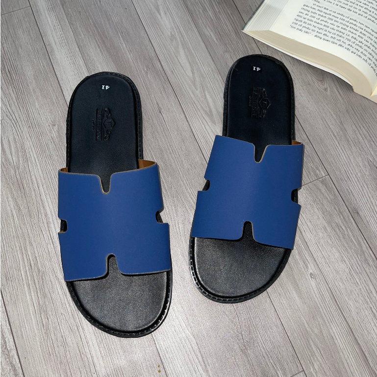 Dép thời trang quai ngang nam chữ h đẹp Hot trend.Hàng sẵn kho đủ màu từ 38-43