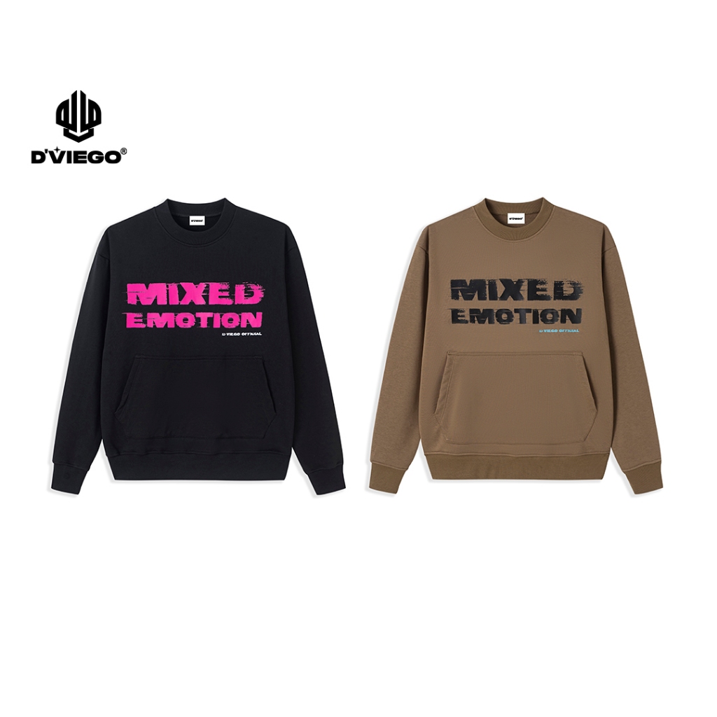 Áo nỉ cổ tròn Sweater 02 chính hãng D'viego
