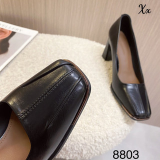 giày cao gót mũi vuông 9cm