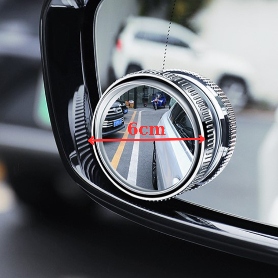 Gương cầu lồi dán gương hậu, xóa điểm mù, tăng an toàn đi xe