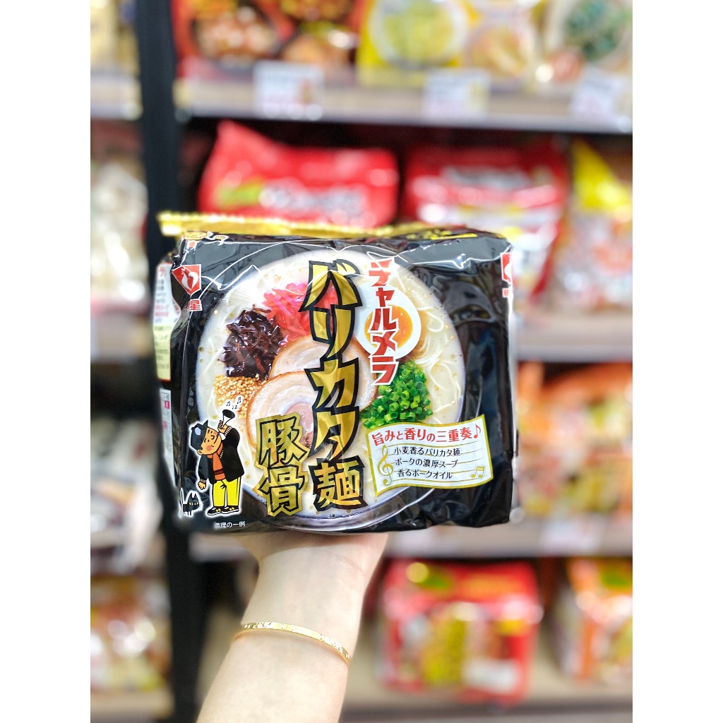 Mì ramen chyarumera vị nước hầm xương tonkotsu