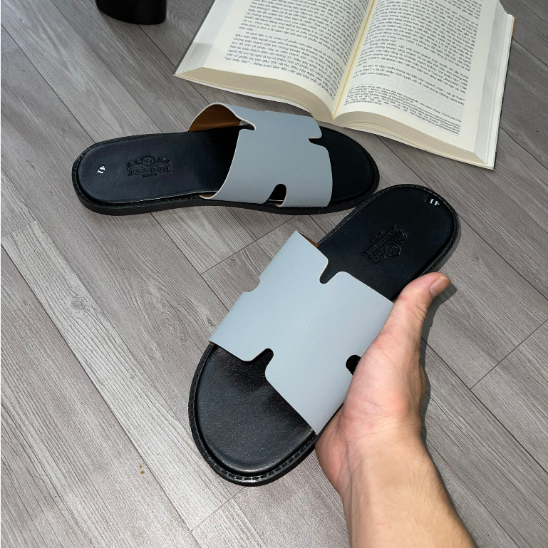 Dép thời trang quai ngang nam chữ h đẹp Hot trend.Hàng sẵn kho đủ màu từ 38-43