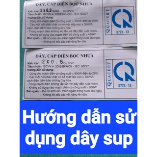 Dây điện đôi (Dây sup đôi) giá siêu rẻ