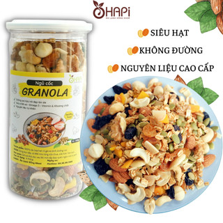 Hạt ngũ cốc granola siêu hạt ăn kiêng ít yến mạch OHAPI 500gr