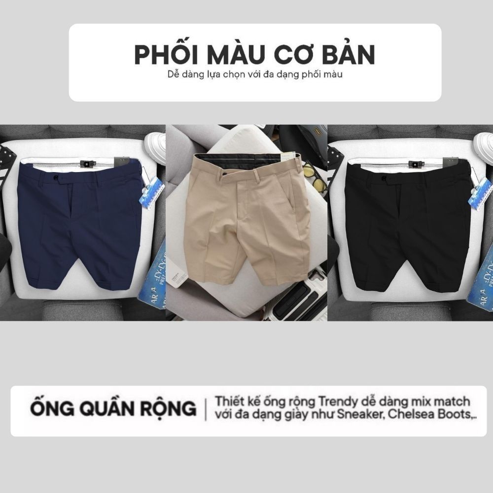 Quần short tây nam GOZIN kiểu dáng trẻ trung năng động, thoáng mát co dãn nhẹ -JA04