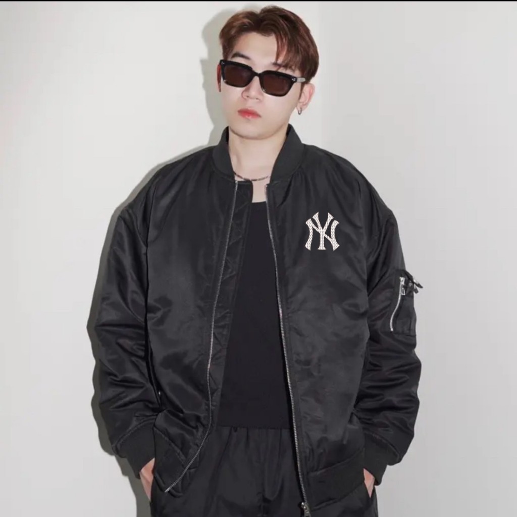 Áo Bomber MLB Newyork 3 lớp Nam Nữ , Áo khoác bomber NY Jacket Siêu Ấm Latizia.vn