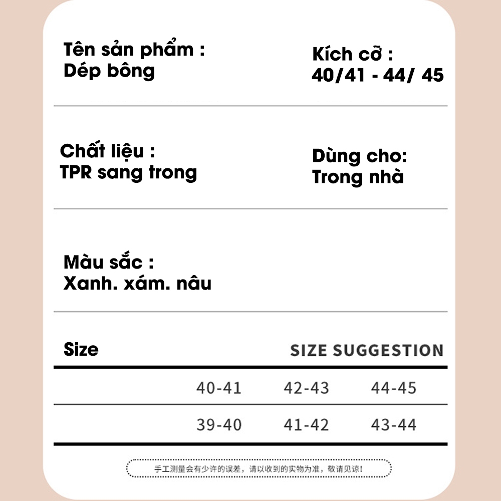 Dép bông nam, nữ đi trong nhà lót lông mềm mượt siêu ấm, dép sục 3 màu mới nhất chất liệu TPR sang trọng.