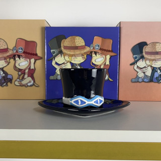 [sẵn hàng kèm hộp] Cốc uống nước sứ hình mũ OnePiece