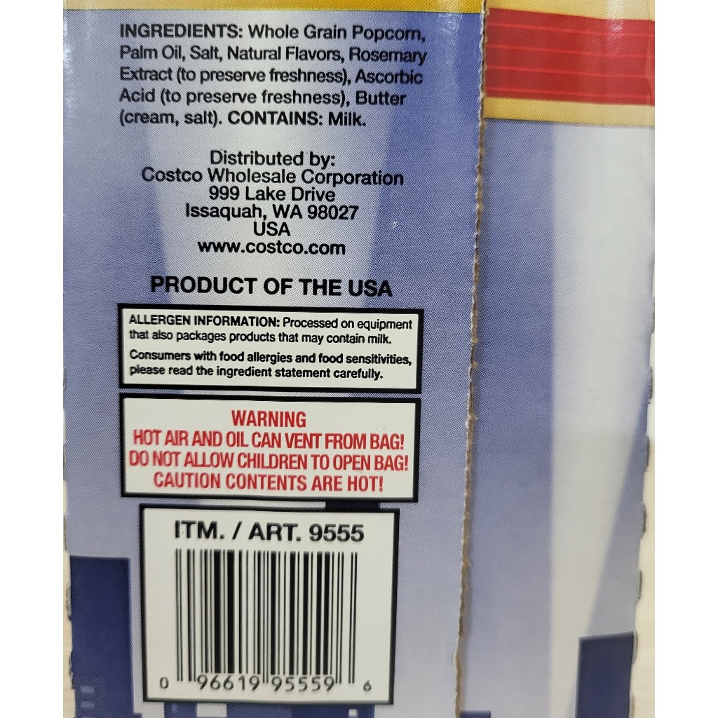 BẮP NỔ BƠ   Microwave Popcorn Movie Theater Butter