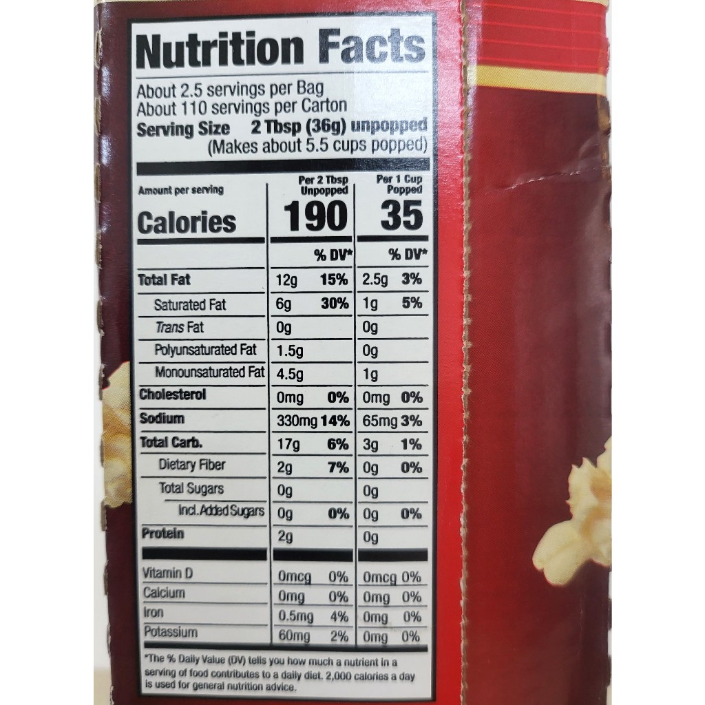 BẮP NỔ BƠ   Microwave Popcorn Movie Theater Butter