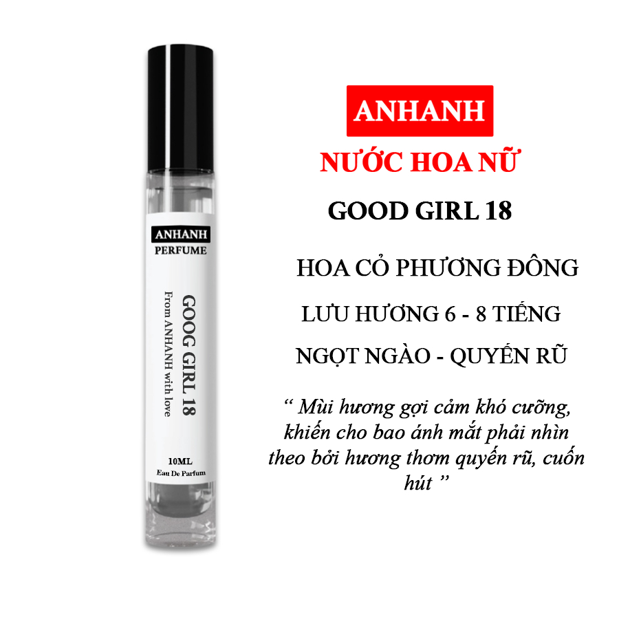 ✅ Tinh dầu Nước hoa nữ thơm lâu 6-8 tiếng - Nhẹ nhàng, ngọt ngào, quyến rũ, đi học, đi làm, đi chơi