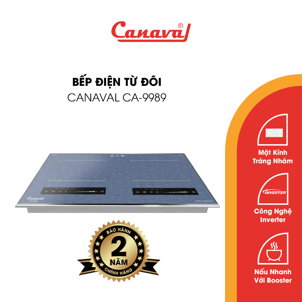 Bếp điện từ đôi Canaval CA9989