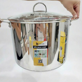 Nồi luộc gà 5 đáy cao Cấp KUSCHELN INOX 304  tiêu chuẩn Đức KCP023-30