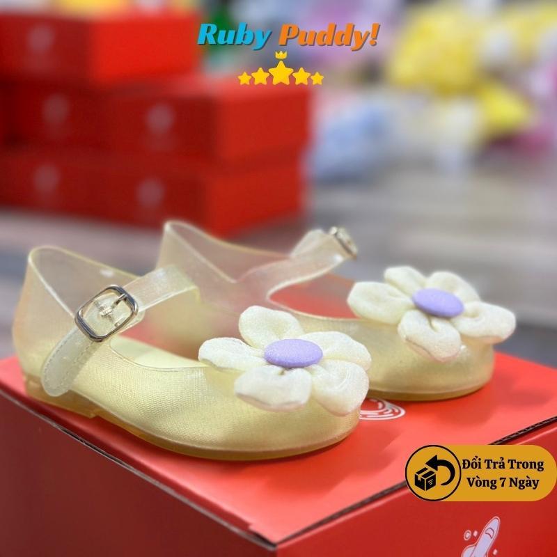 Giày Nhựa Thơm Mềm Bé Gái Ruby Puddy MS02