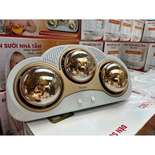 Đèn sưởi nhà tắm - đèn sưởi treo tường - kaita loại 2 bóng - 3 bóng