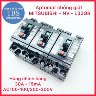Aptomat chống giật 3 pha 30A hàng nội địa Nhật Bản dòng dò 30mA
