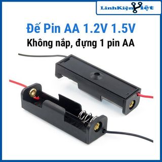 Đế pin aa 1.2v 1.5v không nắp đựng 1 pin aa