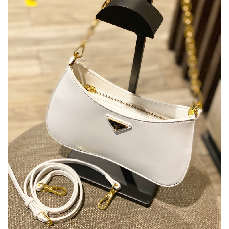 Túi kẹp nách prd kèm dây da CLEO SPSL , hàng đẹp da mịn chuẩn auth1:1