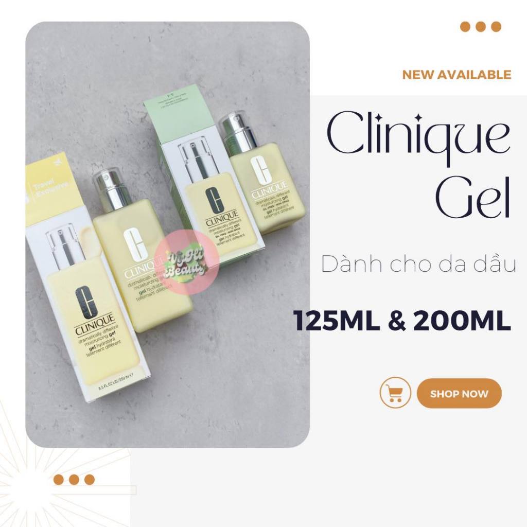Dưỡng ẩm Clinique gel, lotion, jelly size 30ml, 125ml, 200ml, 250ml