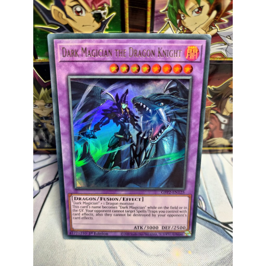 Thẻ bài Dark Magician the Dragon Knight - GFP2-EN125 - Ultra Rare 1st Edition