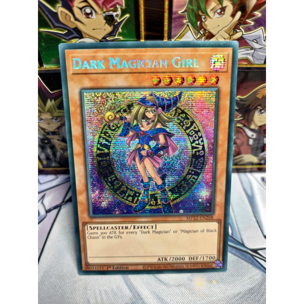 Thẻ bài Dark Magician Girl - MP22-EN268 - Prismatic Secret Rare 1st Edition