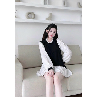 Áo bầu thu đông nhung tăm