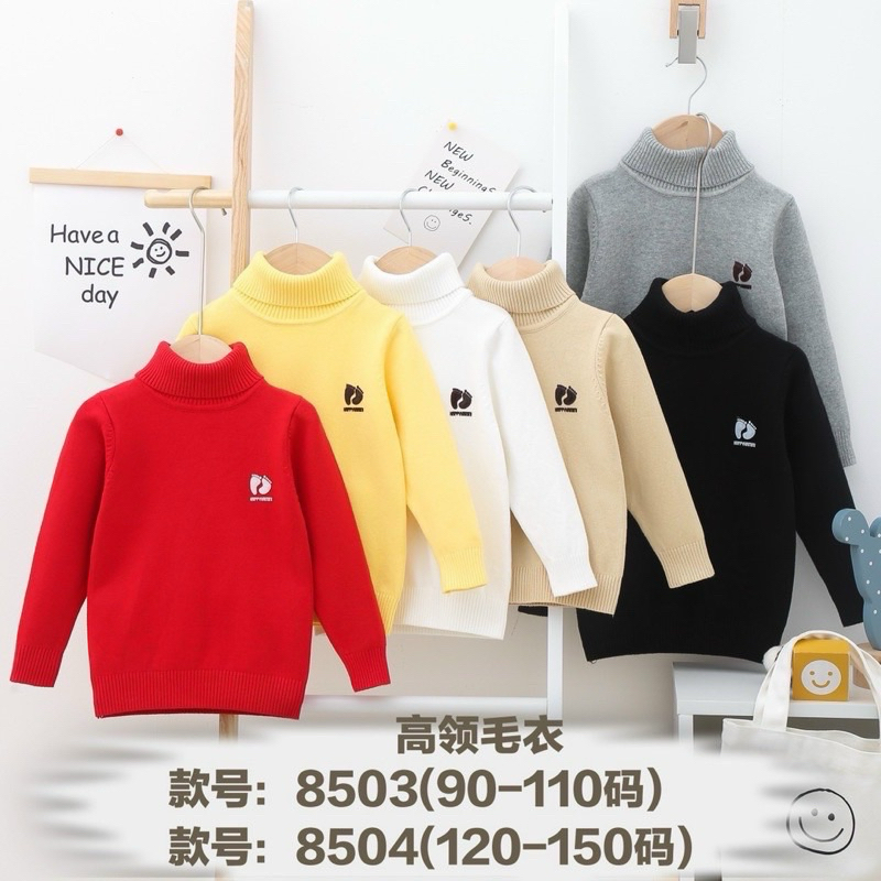 Áo len cổ lọ hàng quảng châu siêu mềm mịn