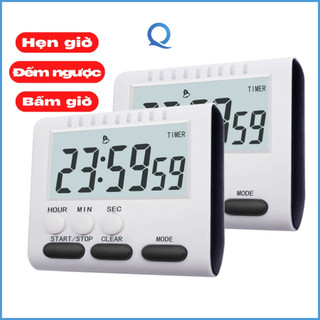 Đồng hồ bấm giờ đếm ngược điện tử mini, đồng hồ hẹn giờ báo thức