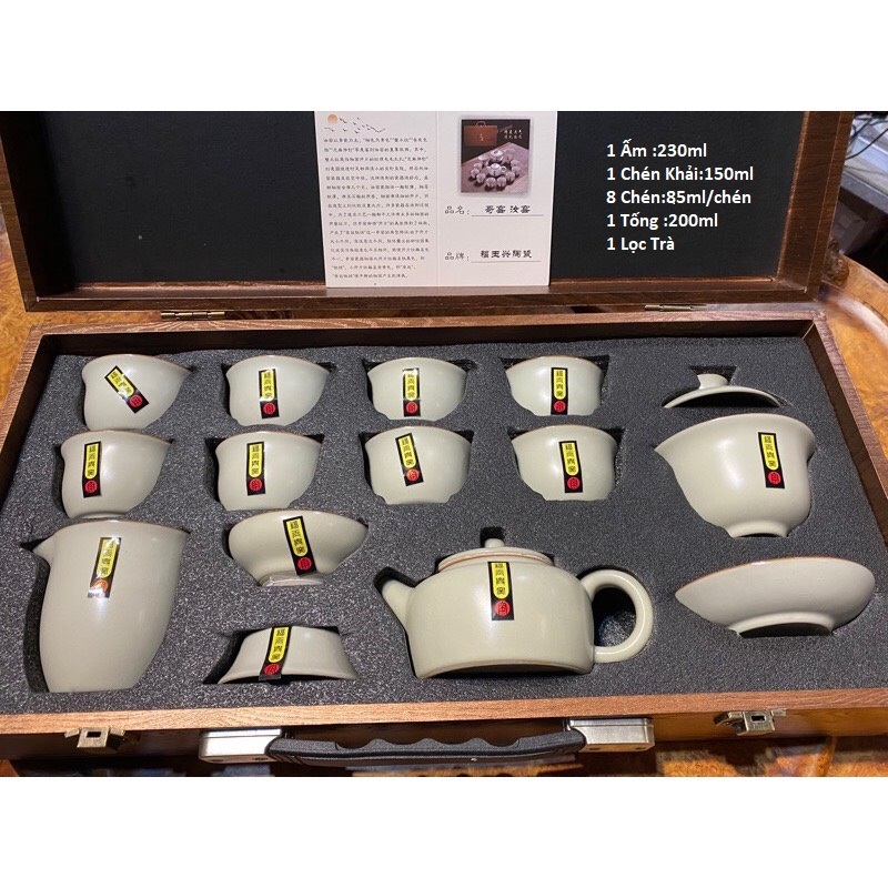 Bộ Ấm Chén Trà Nhìu Mẫu
