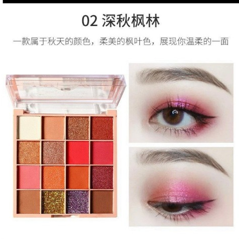 Bảng Phấn Mắt K'APEINE, Nhũ Mắt Kim Tuyến Lấp Lánh Nội Địa Trung 25 Ô Makeup Tông Cam Hồng Đào C5 - Saikou Beauty Techno