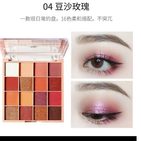 Bảng Phấn Mắt K'APEINE, Nhũ Mắt Kim Tuyến Lấp Lánh Nội Địa Trung 25 Ô Makeup Tông Cam Hồng Đào C5 - Saikou Beauty Techno