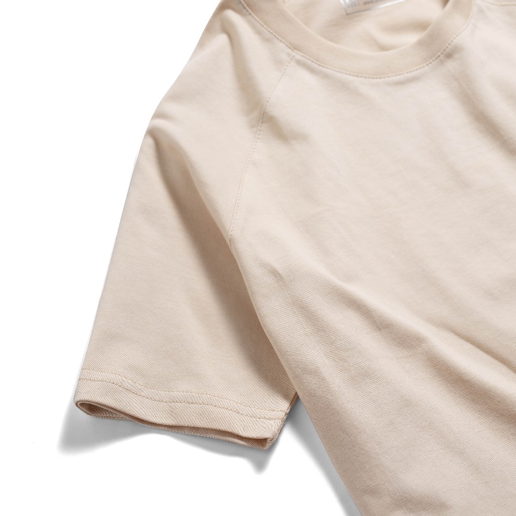 Áo thun nam tay raglan AREMI t-shirt trơn cổ tròn chất liệu cotton dày dặn thấm hút tốt phong cách sang trọng