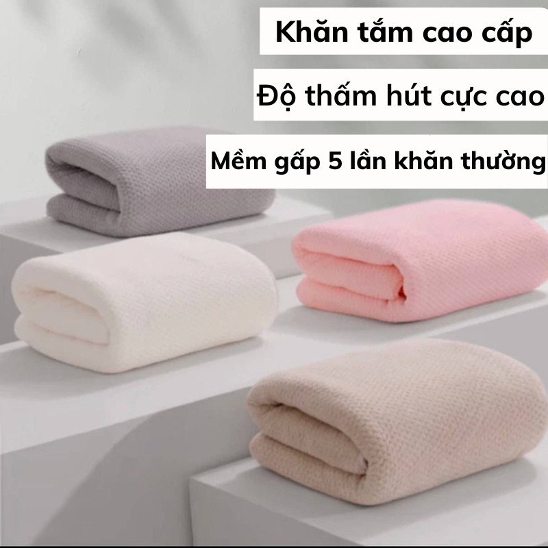 Khăn Tắm Cao Cấp Kiko Kích Thước 70X140cm Siêu Mềm Nhẹ Thấm Hút