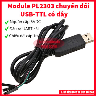 Cáp chuyển đổi usb uart pl2303