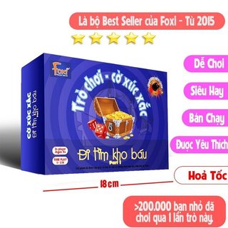 Board game-Đi tìm kho báu, trò chơi gia đình tương tác phát triển tư duy và vui nhộn