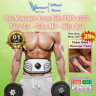 [NEW 2023] Đai massage giảm mỡ bụng, tập thể thao cơ bụng và cơ vai giúp thon gọn cơ thể X300