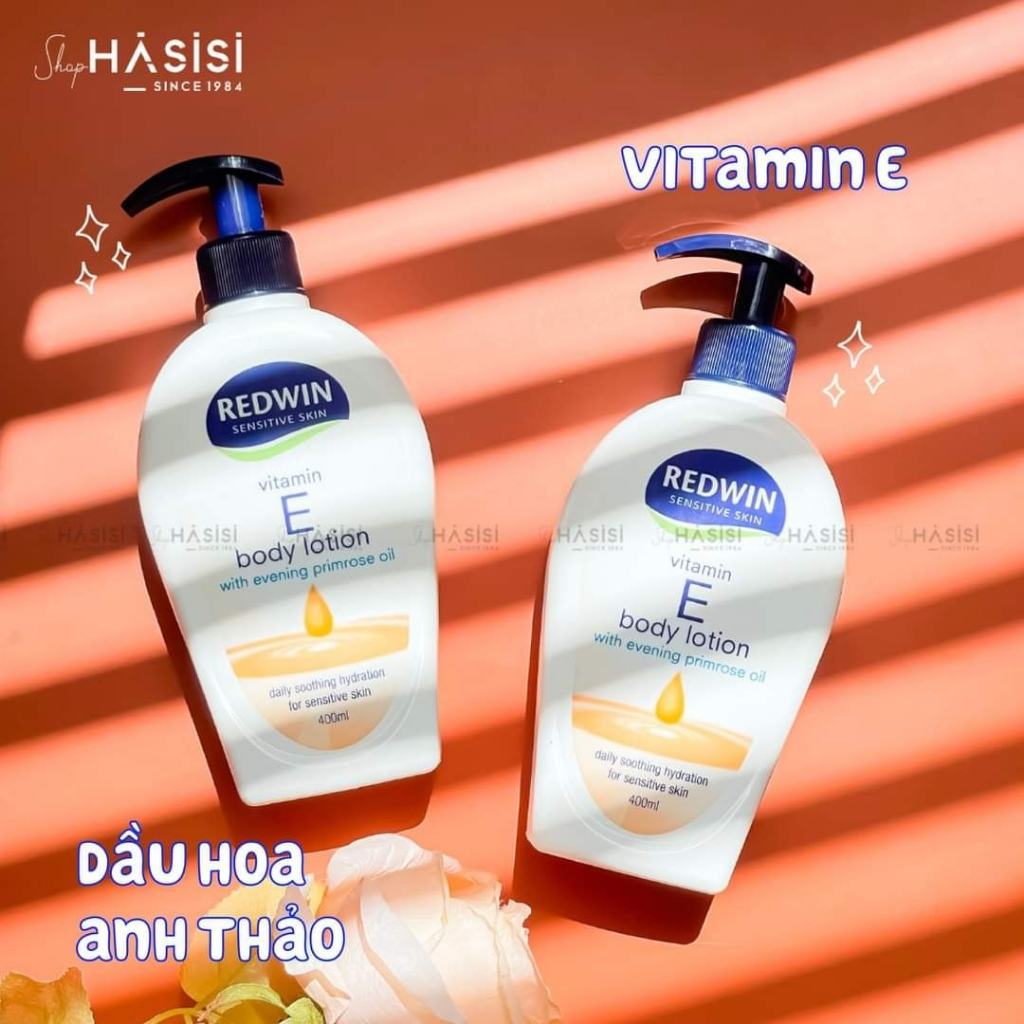 Sữa Dưỡng Thể REDWIN - Vitamin E Body Lotion 400ml