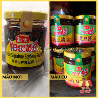 Đạm tương, tương tàu choong, tương đậu lọ thủy tinh 230g, đate mới- Tạp hóa cô Quý