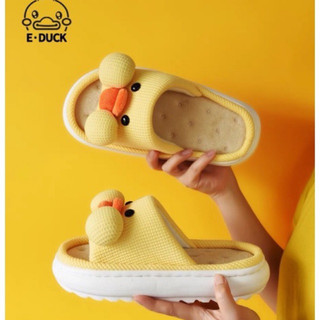 dép lông mang trong nhà hình vịt mỏ chu cute