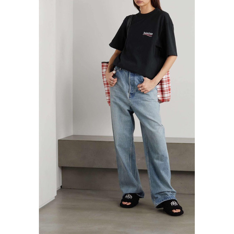 Áo Thun Balen Wave Basic Form Unisex Nam Nữ - thun 100% cotton hàng full bọc tag