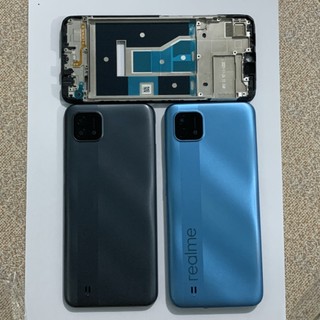 Bộ vỏ Realme C20 chung C11 zin kèm nút bấm ,kính camera)