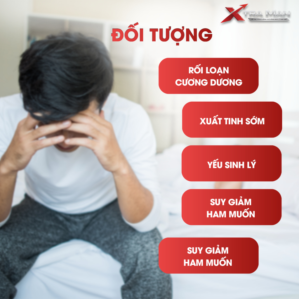 COMBO 3  Xtraman Black - Viên sủi cải thiện sinh lý nam giới, Kéo dài thời gian quan hệ, chống xuất tinh sớm