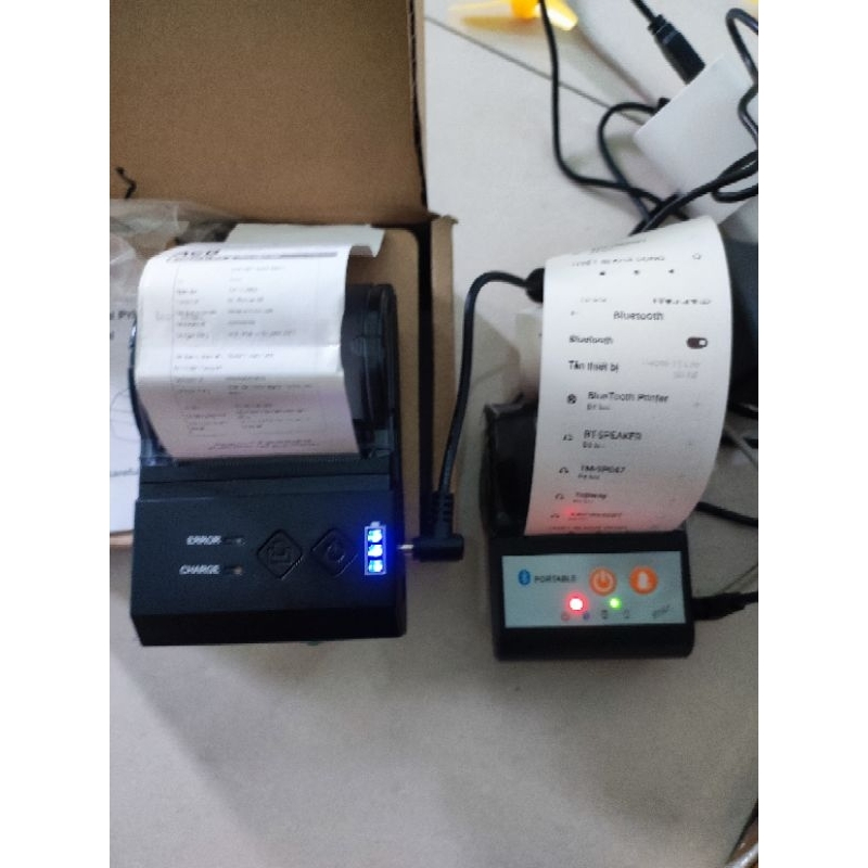 Máy In Hóa Đơn Nhiệt Mini Cầm Tay Di Động  Bluetooth giá khuyến mãi