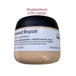 DẦU HẤP PHỤC HỒI TÓC HƯ TỔN ABSOLUT REPAIR LIPIDIUM L'OREAL 75ML-(NEW 2023)