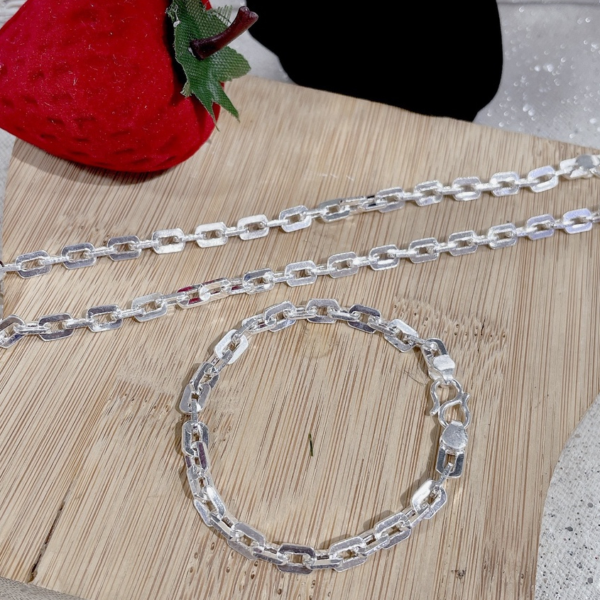 Lắc Xích Bạc Cho Bé Trai (Bạc 925)