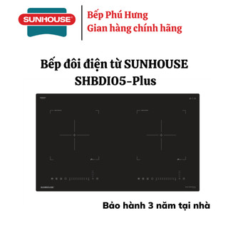 Bếp đôi điện từ sunhouse shb-di05 plus - hàng chính hãng
