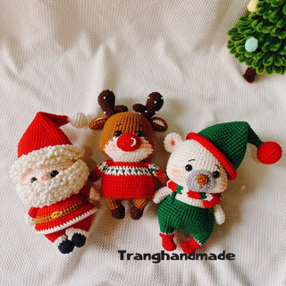 Ông già noel handmade, quà tặng giáng sinh